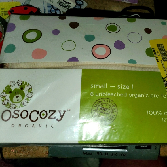 OSoCozy 100% Organic Cotton Cloth Diapers - Picture 1 of 4